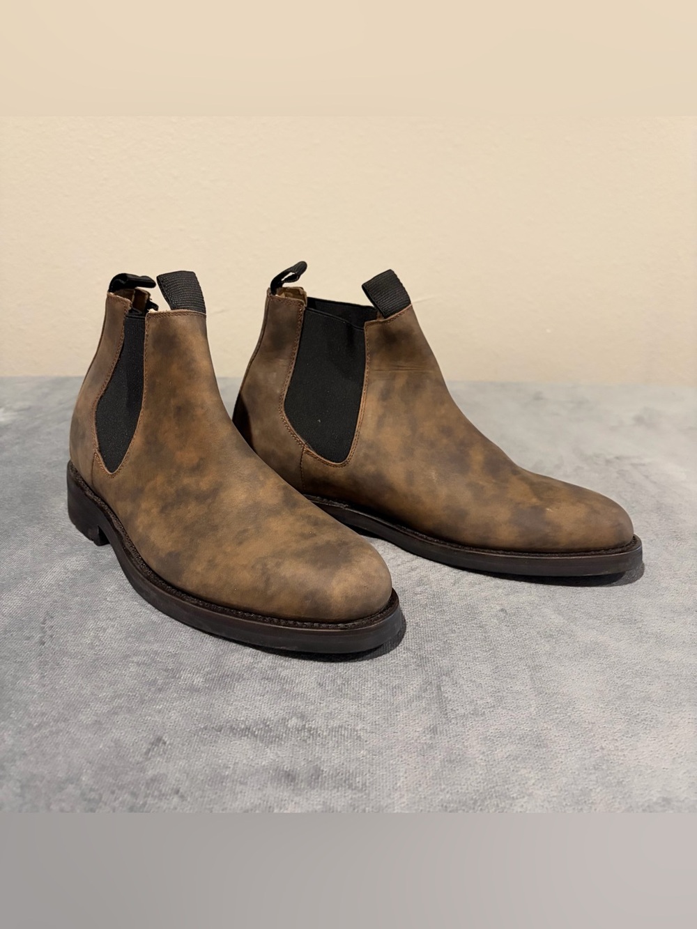 Huckberry Rhodes Footwear Chelsea Boot Mens 11.5 Leather Vibram Outsole